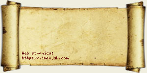 Žaklina Kovač vizit kartica